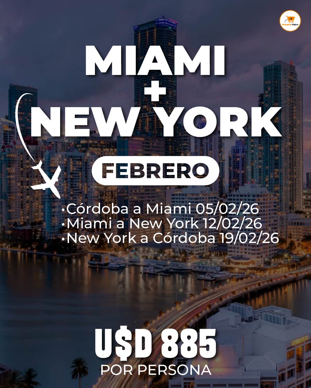 Foto Miami y NY